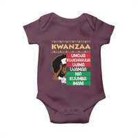 7 Principles Of Kwanzaa Baby Onesie Nurse Pride African American Heritage Gift - Wonder Print Shop