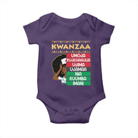 7 Principles Of Kwanzaa Baby Onesie Nurse Pride African American Heritage Gift - Wonder Print Shop