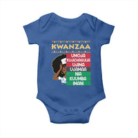 7 Principles Of Kwanzaa Baby Onesie Nurse Pride African American Heritage Gift - Wonder Print Shop