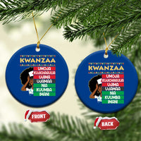 7 Principles Of Kwanzaa Ceramic Ornament Nurse Pride African American Heritage Gift - Wonder Print Shop