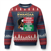 7 Principles Of Kwanzaa Ugly Christmas Sweater Nurse Pride African American Heritage Gift - Wonder Print Shop