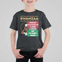 7 Principles Of Kwanzaa T Shirt For Kid Nurse Pride African American Heritage Gift - Wonder Print Shop