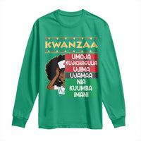 7 Principles Of Kwanzaa Long Sleeve Shirt Nurse Pride African American Heritage Gift - Wonder Print Shop