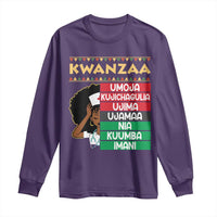 7 Principles Of Kwanzaa Long Sleeve Shirt Nurse Pride African American Heritage Gift - Wonder Print Shop