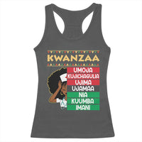 7 Principles Of Kwanzaa Racerback Tank Top Nurse Pride African American Heritage Gift - Wonder Print Shop