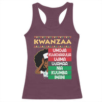 7 Principles Of Kwanzaa Racerback Tank Top Nurse Pride African American Heritage Gift - Wonder Print Shop
