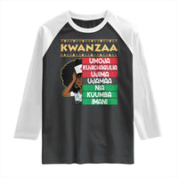 7 Principles Of Kwanzaa Raglan Shirt Nurse Pride African American Heritage Gift - Wonder Print Shop