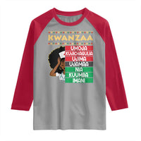 7 Principles Of Kwanzaa Raglan Shirt Nurse Pride African American Heritage Gift - Wonder Print Shop
