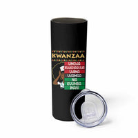 7 Principles Of Kwanzaa Skinny Tumbler Nurse Pride African American Heritage Gift - Wonder Print Shop