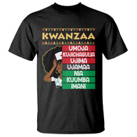 7 Principles Of Kwanzaa T Shirt Nurse Pride African American Heritage Gift - Wonder Print Shop