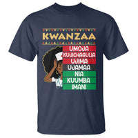 7 Principles Of Kwanzaa T Shirt Nurse Pride African American Heritage Gift - Wonder Print Shop