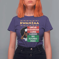 7 Principles Of Kwanzaa T Shirt For Women Nurse Pride African American Heritage Gift - Wonder Print Shop