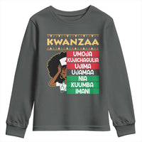 7 Principles Of Kwanzaa Youth Sweatshirt Nurse Pride African American Heritage Gift - Wonder Print Shop