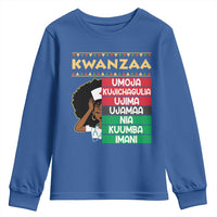 7 Principles Of Kwanzaa Youth Sweatshirt Nurse Pride African American Heritage Gift - Wonder Print Shop
