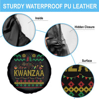 Funny Kwanzaa Celebration Ugly Sweater Spare Tire Cover African Heritage Holiday Gift - Wonder Print Shop