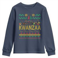 Funny Kwanzaa Celebration Ugly Sweater Youth Sweatshirt African Heritage Holiday Gift - Wonder Print Shop