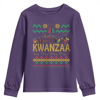 Funny Kwanzaa Celebration Ugly Sweater Youth Sweatshirt African Heritage Holiday Gift - Wonder Print Shop