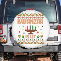 Funny Kwanzaa Is Lit Spare Tire Cover Ugly Sweater African Heritage Holiday Gift - Wonder Print Shop