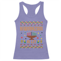Funny Kwanzaa Is Lit Racerback Tank Top Ugly Sweater African Heritage Holiday Gift - Wonder Print Shop