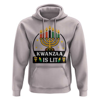 Kwanzaa Is Lit Hoodie Funny African American Holiday Gift - Wonder Print Shop