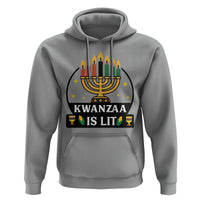 Kwanzaa Is Lit Hoodie Funny African American Holiday Gift - Wonder Print Shop