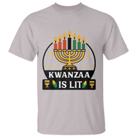 Kwanzaa Is Lit T Shirt Funny African American Holiday Gift - Wonder Print Shop