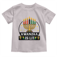 Kwanzaa Is Lit Toddler T Shirt Funny African American Holiday Gift - Wonder Print Shop