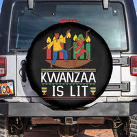 Funny Kwanzaa Is Lit Spare Tire Cover Festival Of Lights African Heritage Gift - Wonder Print Shop