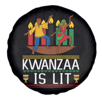 Funny Kwanzaa Is Lit Spare Tire Cover Festival Of Lights African Heritage Gift - Wonder Print Shop