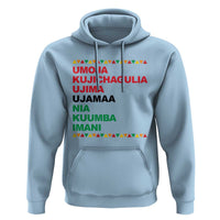 7 Principles Of Kwanzaa Hoodie African American Holiday Gift - Wonder Print Shop