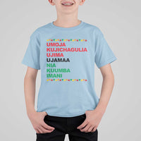 7 Principles Of Kwanzaa T Shirt For Kid African American Holiday Gift - Wonder Print Shop