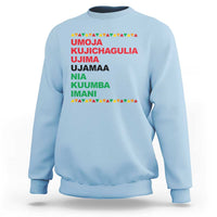 7 Principles Of Kwanzaa Sweatshirt African American Holiday Gift - Wonder Print Shop