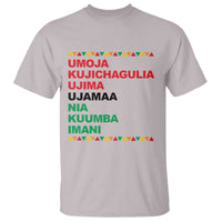 7 Principles Of Kwanzaa T Shirt African American Holiday Gift - Wonder Print Shop