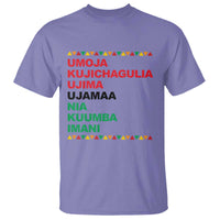 7 Principles Of Kwanzaa T Shirt African American Holiday Gift - Wonder Print Shop