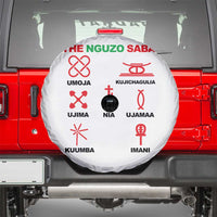Nguzo Saba Seven Principles Of Kwanzaa Celebration Gift Spare Tire Cover - Wonder Print Shop