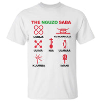 Nguzo Saba Seven Principles Of Kwanzaa Celebration Gift T Shirt - Wonder Print Shop