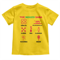 Nguzo Saba Seven Principles Of Kwanzaa Celebration Gift Toddler T Shirt - Wonder Print Shop