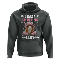 Funny Crazy Guinea Pig Lady Hoodie Cavy Mom Gift - Wonder Print Shop