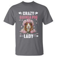 Funny Crazy Guinea Pig Lady T Shirt Cavy Mom Gift - Wonder Print Shop