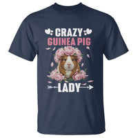 Funny Crazy Guinea Pig Lady T Shirt Cavy Mom Gift - Wonder Print Shop