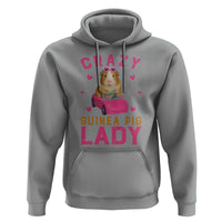 Crazy Guinea Pig Lady Hoodie Funny Pet Lover Gift - Wonder Print Shop