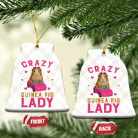 Crazy Guinea Pig Lady Ceramic Ornament Funny Pet Lover Gift - Wonder Print Shop