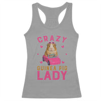 Crazy Guinea Pig Lady Racerback Tank Top Funny Pet Lover Gift - Wonder Print Shop