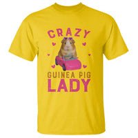 Crazy Guinea Pig Lady T Shirt Funny Pet Lover Gift - Wonder Print Shop