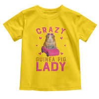Crazy Guinea Pig Lady Toddler T Shirt Funny Pet Lover Gift - Wonder Print Shop