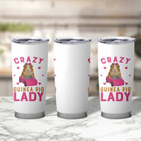 Crazy Guinea Pig Lady Tumbler Cup Funny Pet Lover Gift - Wonder Print Shop