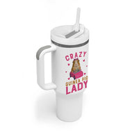 Crazy Guinea Pig Lady Tumbler With Handle Funny Pet Lover Gift - Wonder Print Shop