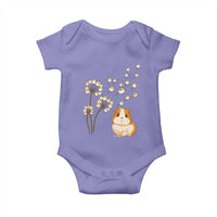Flower Guinea Pig Dandelion Baby Onesie Funny Cavy Lover Gift - Wonder Print Shop