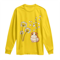 Flower Guinea Pig Dandelion Long Sleeve Shirt Funny Cavy Lover Gift - Wonder Print Shop