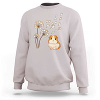 Flower Guinea Pig Dandelion Sweatshirt Funny Cavy Lover Gift - Wonder Print Shop